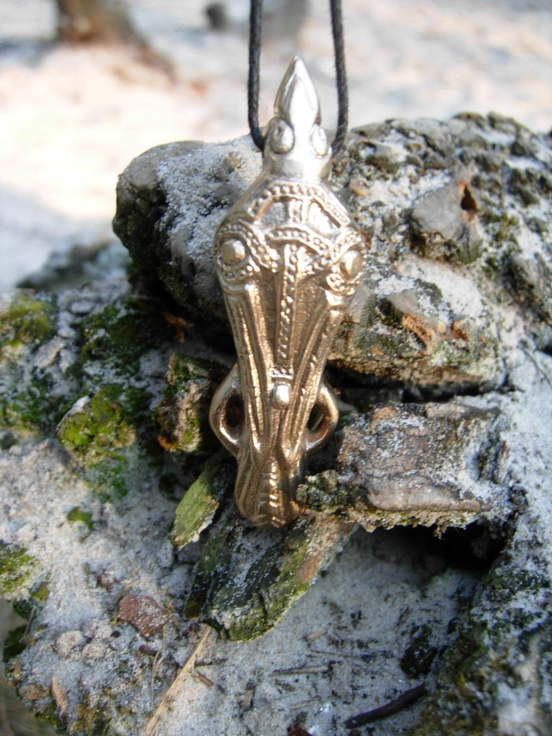 Bronze Viking Raven Anhänger Huginn Und Muninn Amulett Bronze Viking Raven Anhänger Huginn Und Muninn Amulett von VeinaCrafts