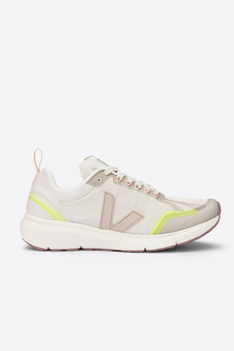 Sneaker Condor 2 Alveomesh Natural Babe Jaune Fluo von Veja