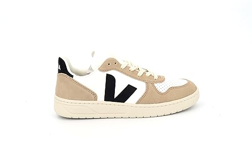 Sneaker V-10 Whiteblacksahara - 46 von Veja