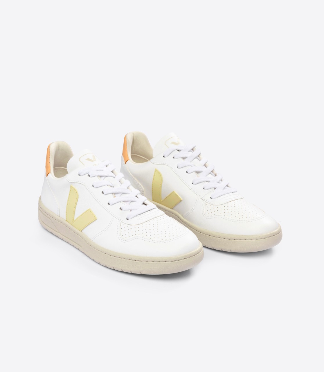 V-10 CWL | Veja | vegane Sneaker | white sun peach 38 von Veja