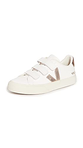 VEJA RECIFE LOGO CHROMEFREE EXTRA WHITE-PLATINE 39/Bianco von Veja