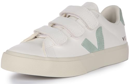 VEJA Recife Chromefree Damen-Sneaker, Weiß Grün, 36 EU von Veja