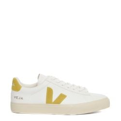 Veja Campo Leder Sneakers Weiß Gelb von Veja