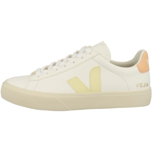 Veja Damen Campo Sneaker White - Sun - Peach 36 EU von Veja