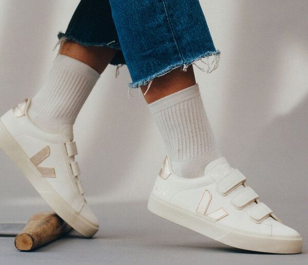 Veja Klett- Sneaker Damen - Recife Logo Chromefree von Veja