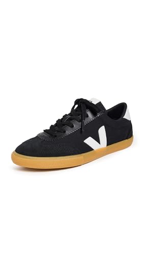 Veja Volley Damen-Sneaker, Schwarz/Weiß/Natur, 38 EU von Veja