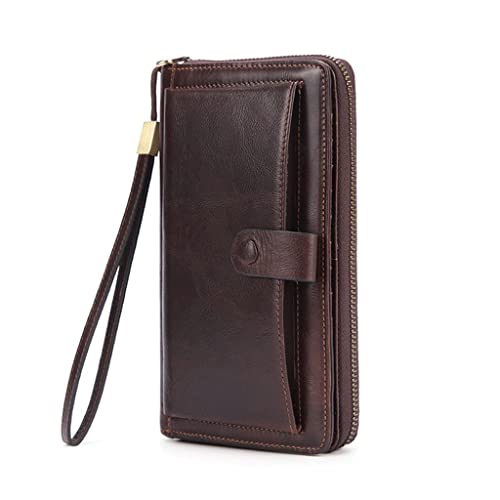 VejiA Herren Business Clutch Wallet Herren Geldbörse Herren Lange Handytasche Geldbörse von VejiA