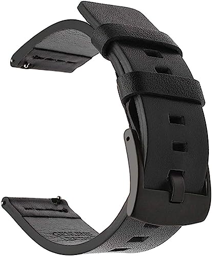 VekkEr Nylon-Uhrenarmband, Sportuhrenarmbänder, Uhrenarmband, 18 mm–24 mm, Lederarmband, Uhrenzubehör, Schwarz Schwarz, 24 mm von VekkEr