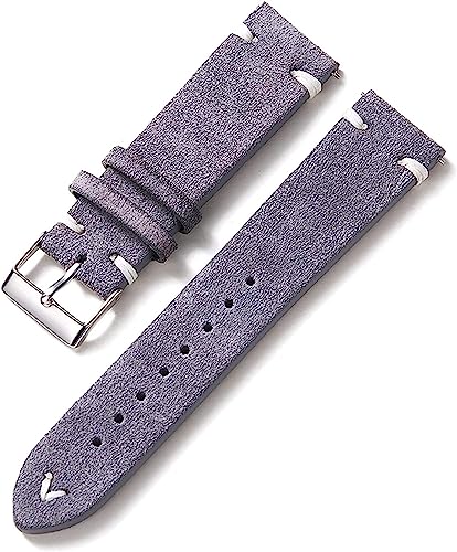 VekkEr Nylon-Uhrenarmband, Sportuhrenarmbänder, Uhrenarmband, Farbblock-Uhrenarmband, 20 mm, 22 mm, Universal-Uhrenarmband, Uhrenzubehör, Schnellverschluss-Federsteg (Color : Grijs, Size : 22mm) von VekkEr