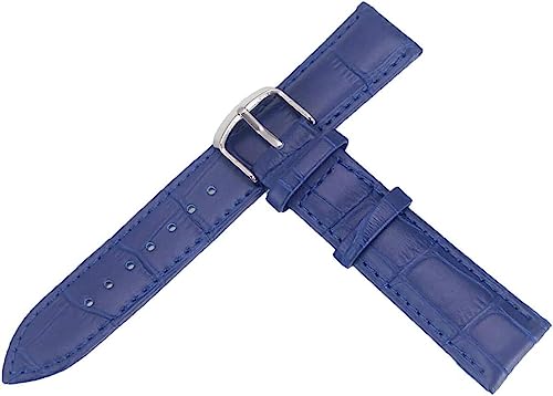 VekkEr Nylon-Uhrenarmband, Sportuhrenarmbänder, Uhrenarmband, Uhrenarmband, Lederarmbänder, 12 mm–26 mm, Uhrenzubehör, Herren-Uhrenarmbänder, Blau, 21 mm von VekkEr