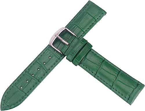 VekkEr Nylon-Uhrenarmband, Sportuhrenarmbänder, Uhrenarmband, Uhrenarmband, Lederarmbänder, 12 mm–26 mm, Uhrenzubehör, Herren-Uhrenarmbänder, Grün, 16 mm von VekkEr