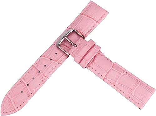 VekkEr Nylon-Uhrenarmband, Sportuhrenarmbänder, Uhrenarmband, Uhrenarmband, Lederarmbänder, 12 mm–26 mm, Uhrenzubehör, Herren-Uhrenarmbänder, Pink, 14 mm von VekkEr