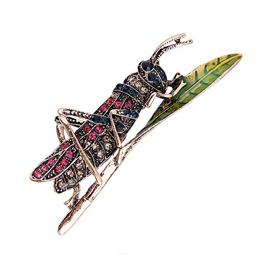 Vektenxi Premium Qualität Vintage Heuschrecke Brosche für Frauen Insekt Brosche Revers Pin Frauen Schmuck Vektenxi Premium Qualität Vintage Heuschrecke Brosche für Frauen Insekt Brosche Revers Pin Frauen Schmuck von Vektenxi