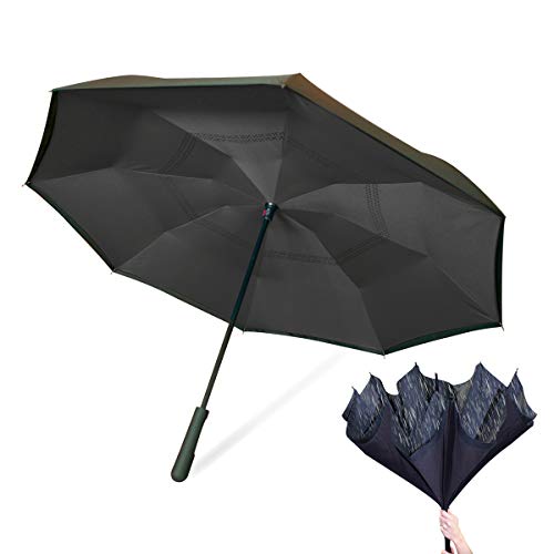 Velform Regenschirm, Schwarz (Negro), 105 cm, PPNOIR von Wonderdry Umbrella