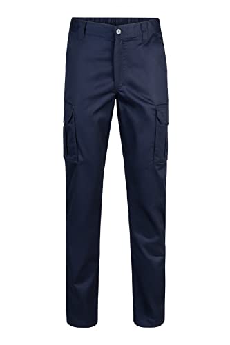 Velilla Herren 103001 Hose mit Mehreren Taschen, Farbe Navy, Größe 44 Arbeitshose, Marineblau, Slim von VELILLA