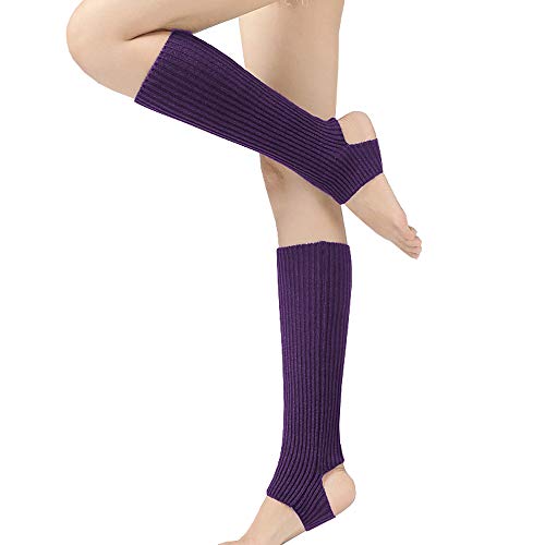 Vellette Stulpen Legwarmer Damen Bein Stulpen warme Beinstulpen Strick-Stulpe Beinwarmer Leg warmer Grobstrick Stulpens Winter Lange WarmeSocken von Vellette