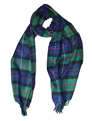 Vellutto Italienischer Designer-Schottenkaro-Schal mit Schottenmuster Grun - Tartan Schals für Männer, Frauen von Vellutto