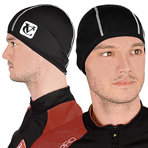 VeloChampion Thermo Tech Fahrradschädelkappe für Kinder Unter Schwarz XS (48-54cm / 18.8"-21.2") von VeloChampion