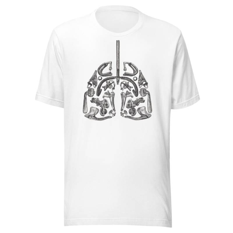 Radsport Kurzärmeliges Unisex-T-Shirt Fahrrad Lungs T-Shirt Radsport Kurzärmeliges Unisex-T-Shirt Fahrrad Lungs T-Shirt von VeloVintage