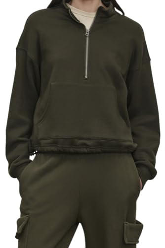 Velvet by Graham & Spencer Damen Ali Autumn Fleece Sweatshirt, Dick, XS von Velvet by Graham & Spencer