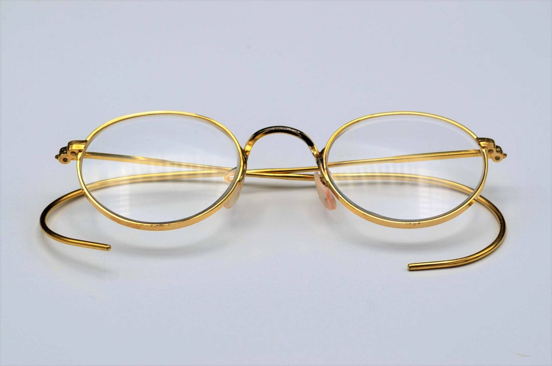 Kinder Antik Gold Filled Runde Augenbrille von VelvetBoxSociety