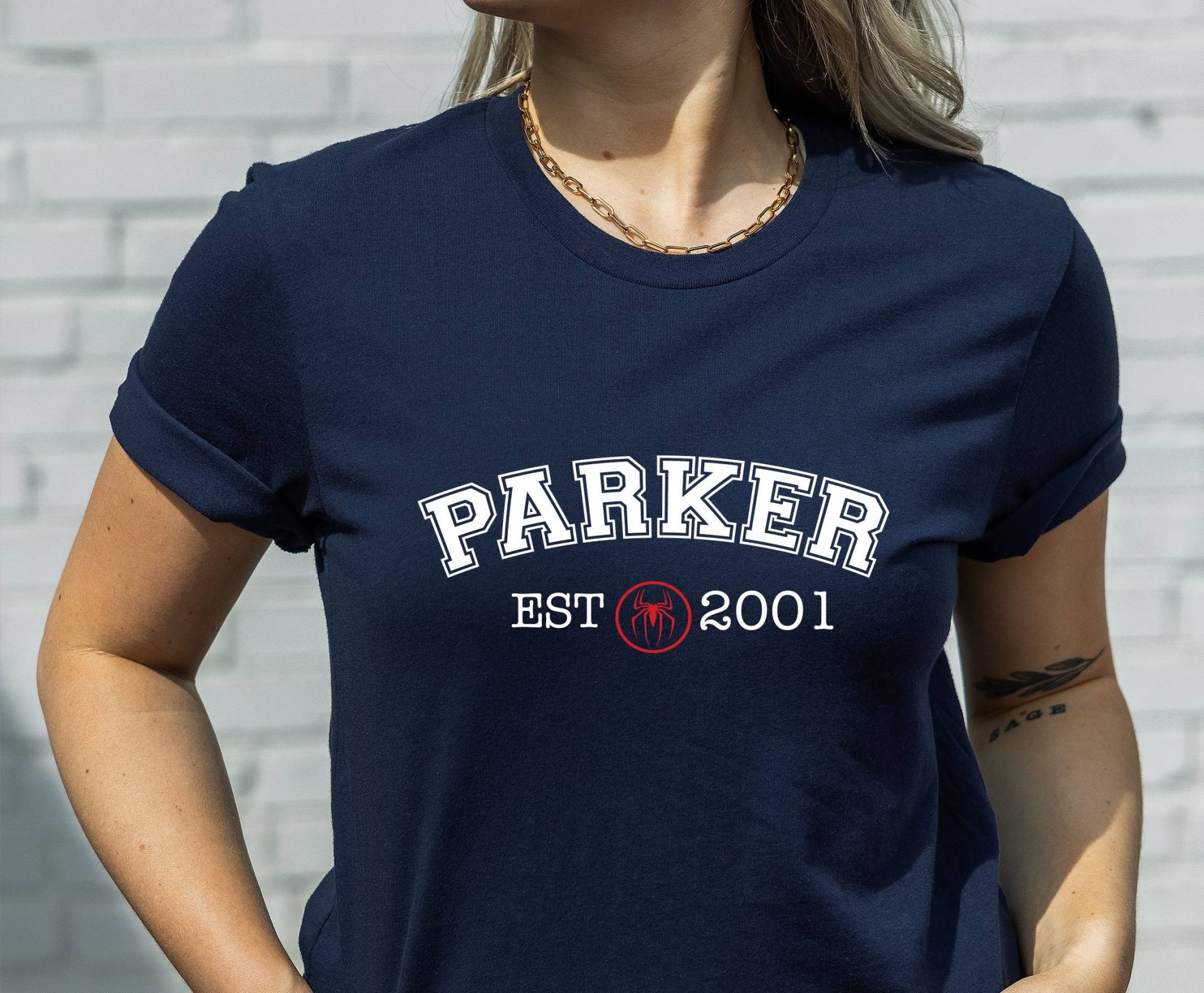 Parker-T-Shirt, Spiderman-Shirt, Avengers-T-Shirt, Superhelden-T-Shirt, Marvel-Shirt, Kinder-Parker-Shirt, Damen Avengers, Parker-T-Shirt von VelvetStyleShop