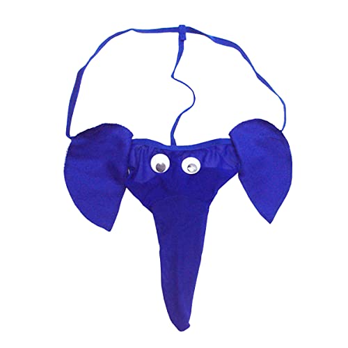 VemeFufu G-String String Slip Tanga Männer Sexy Elefant Stamm Unterwäsche Männer Hot Niedrige Taille Elastische Thong Männlichen Höschen, blau, Einheitsgröße von VemeFufu