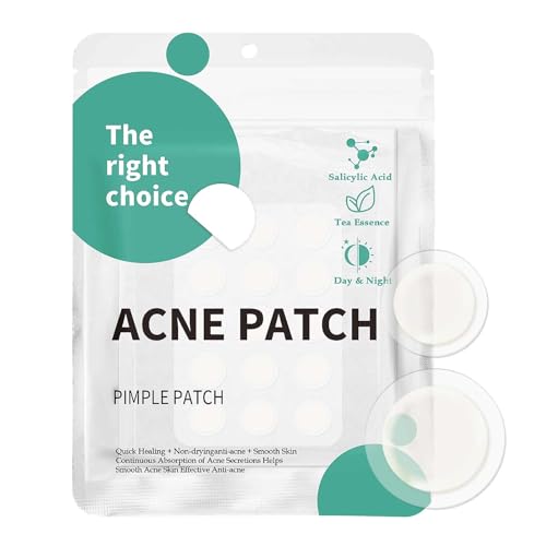 Pickel Patch(147 Stück) Unsichtbare Hydrokolloid Pimple Patch Absorbierendes Anti-Akne Pflaster, Hautpflege Cosmetics Behandlung für Gesicht-2 Größen von Vemfay