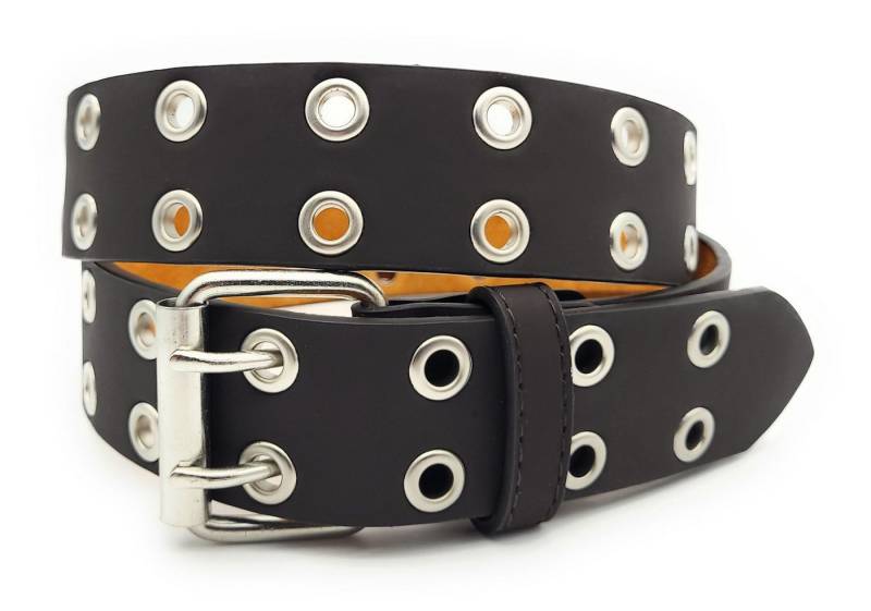 Ven Tomy Nietengürtel 2-Loch Ösen Gürtel Jeansgürtel Damen Herren von Ven Tomy
