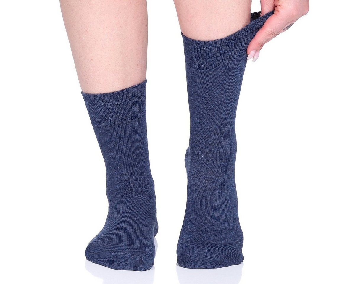 Venasoft Diabetikersocken 6 Paar Damen Diabetikersocken (6 Paar) Komfortbund ohne zusätzliche Gummis, handgekettelte Spitze von Venasoft