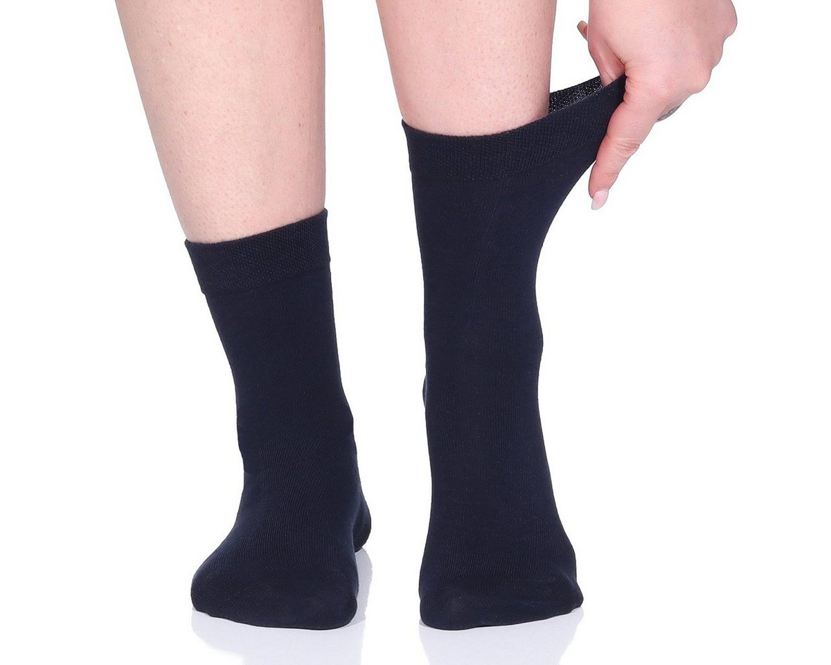 Venasoft Diabetikersocken 6 Paar Damen Diabetikersocken (6 Paar) Komfortbund ohne zusätzliche Gummis, handgekettelte Spitze von Venasoft