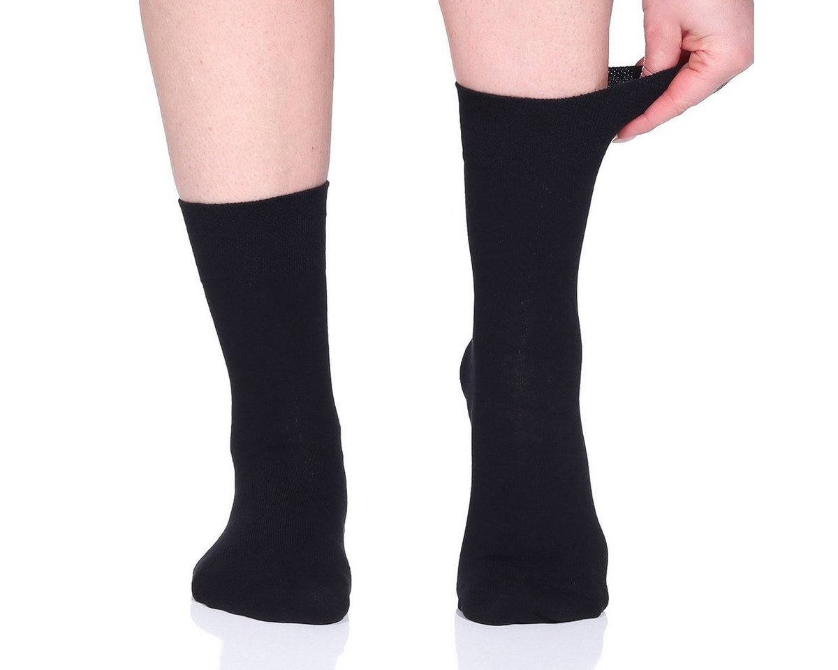 Venasoft Diabetikersocken 6 Paar Damen Diabetikersocken (6 Paar) Komfortbund ohne zusätzliche Gummis, handgekettelte Spitze von Venasoft