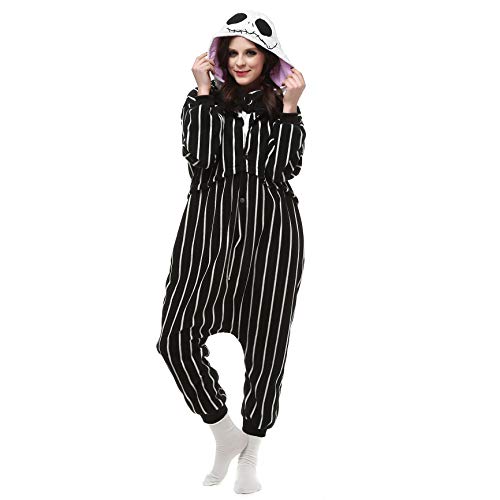 Venaster Pyjamas Herren Erwachsene Unisex Animal Cosplay Overall Pajamas Anime Schlafanzug Jumpsuits Spielanzug Kostüme von Venaster