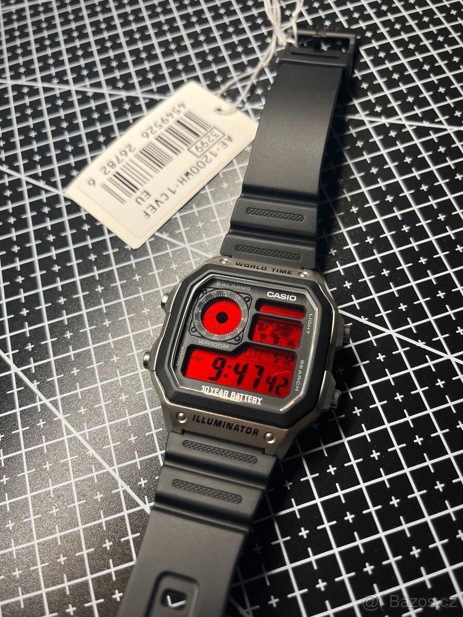 Casio Ae1200 Royale I Color Mod | Silber-Rot-Verschiebung von VencaKing