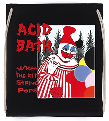 Acid Bath - When The Kite String Pops Schwarz Turnbeutel mit Kordelzug Black Drawstring Gym Bag von Vendax