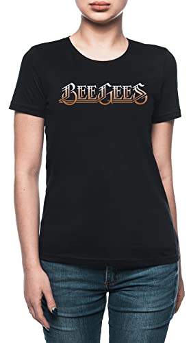 Bee Gees Damen T-Shirt Schwarz von Vendax