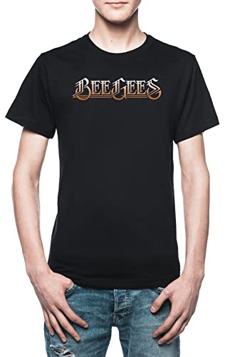 Bee Gees Herren T-Shirt Schwarz von Vendax