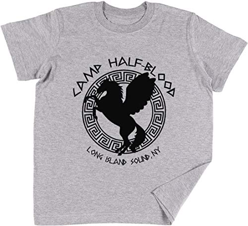 Camp Half Blood Kinder Jungen Mädchen Unisex T-Shirt Grau von Vendax