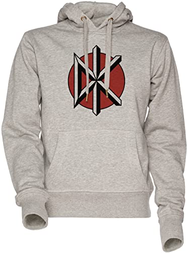 Dead Kennedys Unisex Herren Damen Kapuzenpullover Sweatshirt Grau Men's Women's Hoodie Grey von Vendax