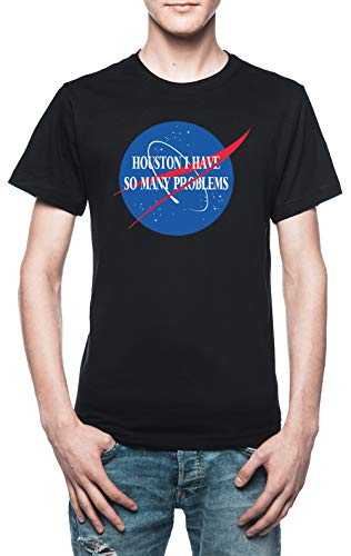 Houston, I Have So Many Problems Herren T-Shirt Schwarz von Vendax