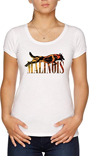Malinois - Belgier Schäfer - Mechelaar - Malinois Damen T-Shirt Weiß von Vendax