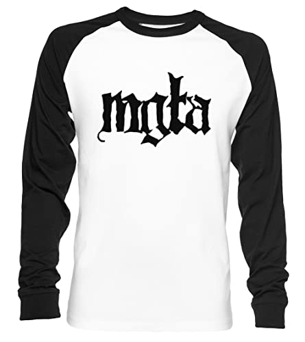 Mgla Band Logo Unisex Baseball T-Shirt Langarm Herren Damen Weiß Schwarz von Vendax