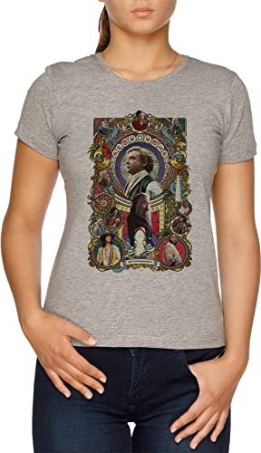 Our Flag Means Death (Art Nouveau) Damen T-Shirt Grau von Vendax