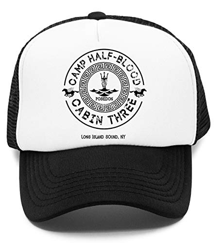 Percy Jackson - Camp Half-Blood - Cabin Three - Poseidon Kinder Kappe Baseball Rapper Cap von Vendax