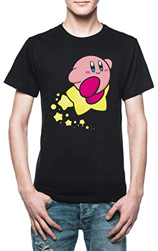 Reiten auf Kirby Herren T-Shirt Schwarz von Vendax