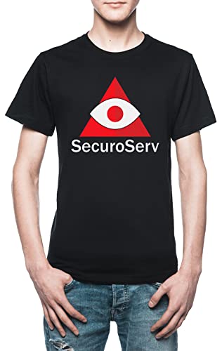 Securoserv Herren T-Shirt Schwarz von Vendax