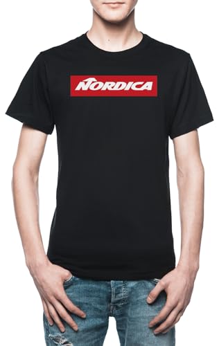 The Nordic Box Herren T-Shirt Schwarz von Vendax