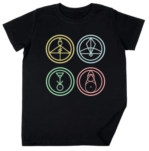 The Owl House Glyphs Kinder Jungen Mädchen Unisex T-Shirt Schwarz von Vendax