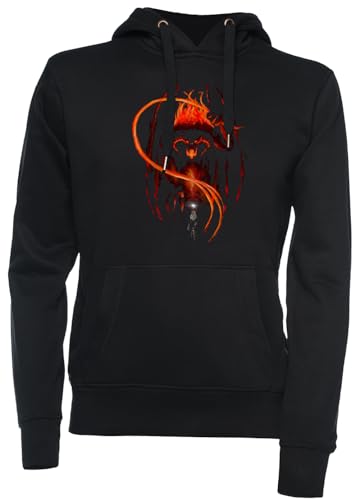 Vendax Balrog Unisex Kapuzenpullover Schwarz von Vendax