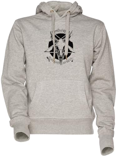 Vendax Best Logo Metal Rock Band Lamb of God Gajiumr Unisex Herren Damen Kapuzenpullover Sweatshirt Grau Men's Women's Hoodie Grey von Vendax